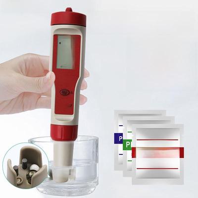 3 In 1 Water Quality Tester: TDS/PH/EC Detector Pen for Conductivity & pH Testing