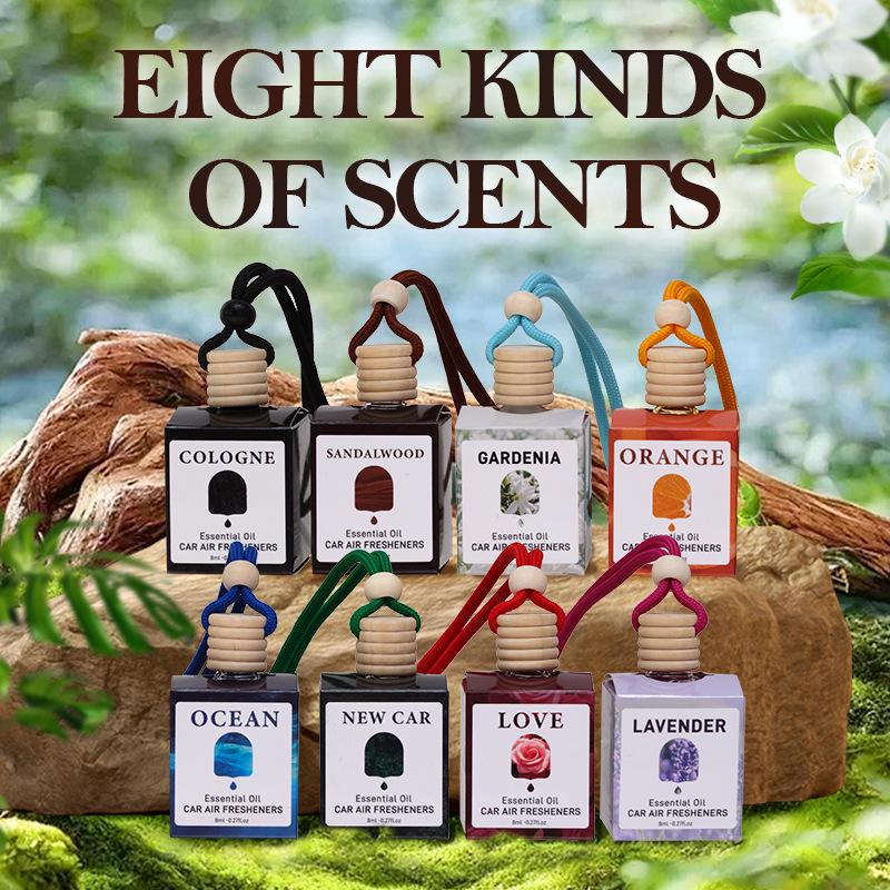 High-Grade Aroma Essential Oil Pendant: Long-Lasting, Odor-Removing Car Fragrance 