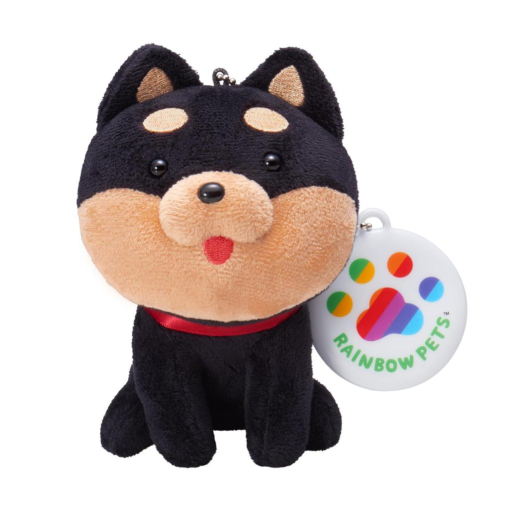 My Pet Plush Toy, Sitting Plush Shiba Inu (black)