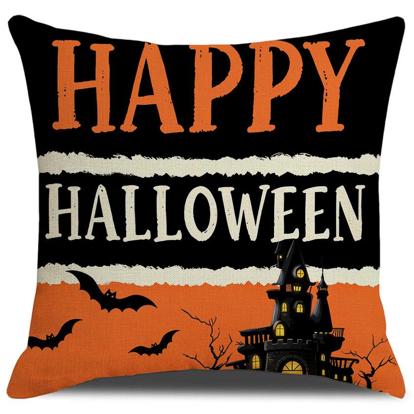 Halloween Throw Pillows with A Spooky Atmosphere for Party Decoration, Seat Cushions, Sofa Cushions for The Living Room
