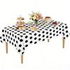 137×183cm Green Football Theme Decoration Disposable Tablecloth Decoration Birthday Party Decoration Tablecloth Party Supplies