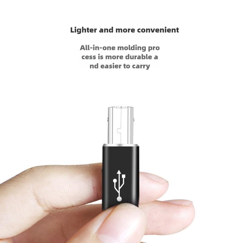 Adaptér samice Type-C na samce USB-B USB 2.0 Adaptér pro tiskárnu pro tiskárnu Klaviatura Faxový přístroj Skenner MIDI rozhraní