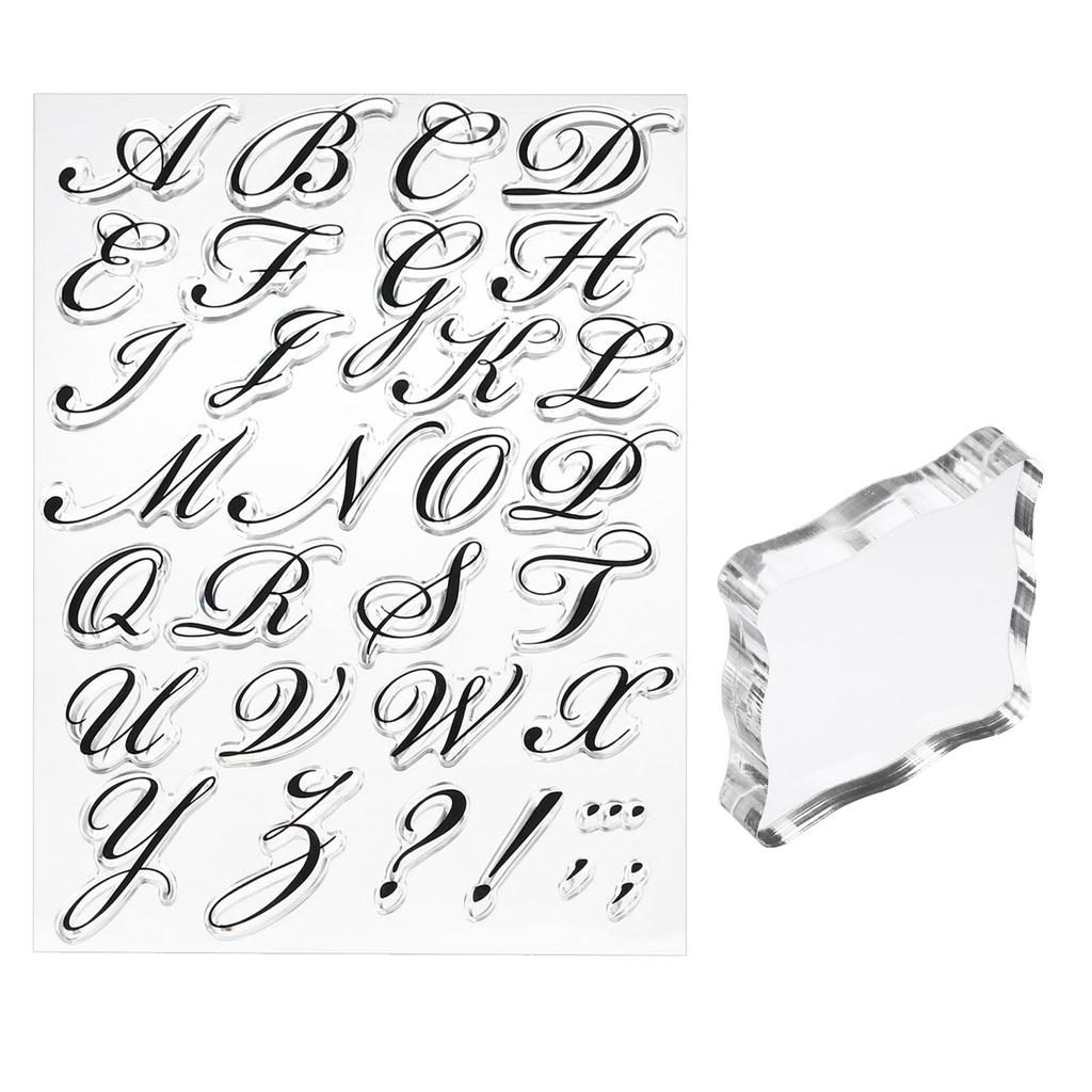 PATIKIL Clear Silicone Stamp 1 Set T1440 Seal and Back Plate Set Clear Stamp Card Making Decoration DIY Scrapbooking Embossing Album Decoration Craft