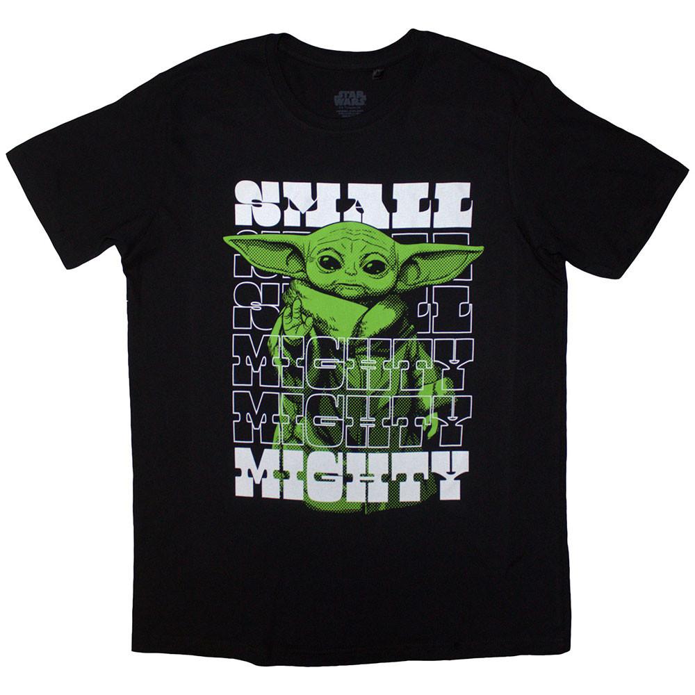 Star Wars The Mandalorian Grogu Small & Mighty Official Men s T-Shirt- S