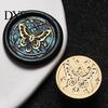 Custom Wax Seal Head Vintage European Magic Themed Stamp Head, Solid Brass Exquisite Creative Gift Packaging Engraved Sealing for Journal Envelope