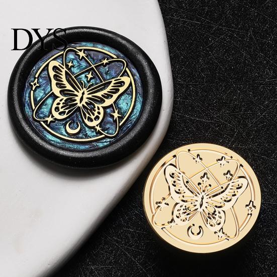 Custom Wax Seal Head Vintage European Magic Themed Stamp Head, Solid Brass Exquisite Creative Gift Packaging Engraved Sealing for Journal Envelope