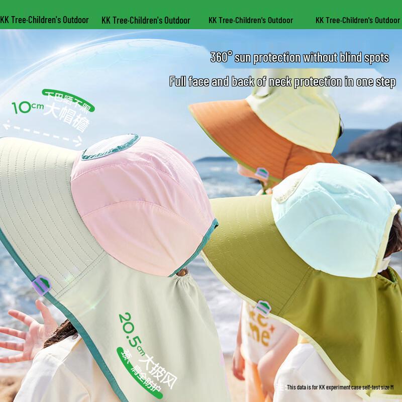 Kocotree Kids' UV Protection Summer Fan Sun Hat