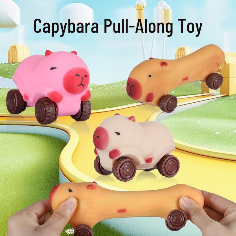 

Capybara Four-Wheeled Stretchable Deformable Squeeze Toy