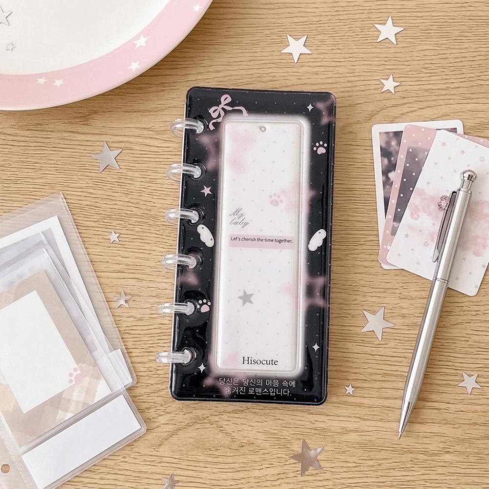 Cartoon Photo Card Holder INS Small Card Storage Book Mini Photo Card Binder Trading Card Holder