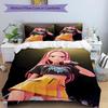 3pcs KPop Demon Hunters MIRA2 Design Cover Set - HD Printed Bedding with 1 Cover and 2 Pillowcases - Perfect for Home and Dorm Decor