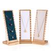 Bamboo Jewelry Display Rack Multiple Necklace Pendant Rack Necklace Storage Display Hanging Jewelry Storage Props