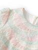 Summer Style Women's Slimming Dress - High-Quality Organza with Sparrow Feather Embroidery
