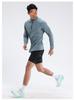 Men's Half-Zip Long-Sleeve Sports T-Shirt - Autumn/Winter Outdoor Casual Running & Fitness Top