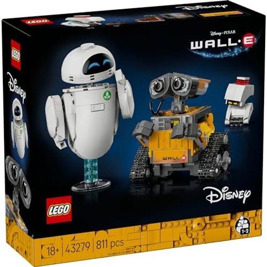 LEGO Disney Pixar WALL-E Eve Spielzeug Geburtstagsgeschenk Baustein Muttertag männlich weiblich Weltraumartikel 43279