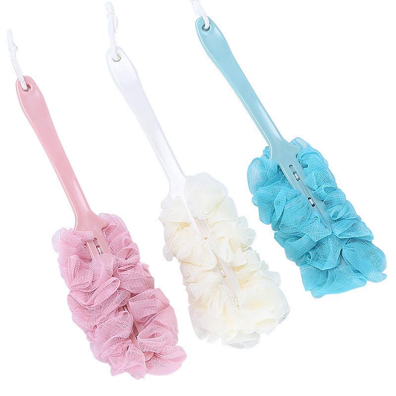 New Long Handle Hanging Soft Mesh Back Body Bath Shower  Brush Sponge