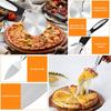 Pizza Wheel Cutter Server Set Stainless Steel Pizza Cutter Pie Server Spatula with Sharp Blade Kitchen Pizza Slicer Knife JT577