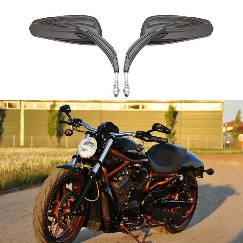 Chrome Motorcycle Golf Club Side Rear View Mirrors For For Harley Davidson Street Glide QC-M-213
