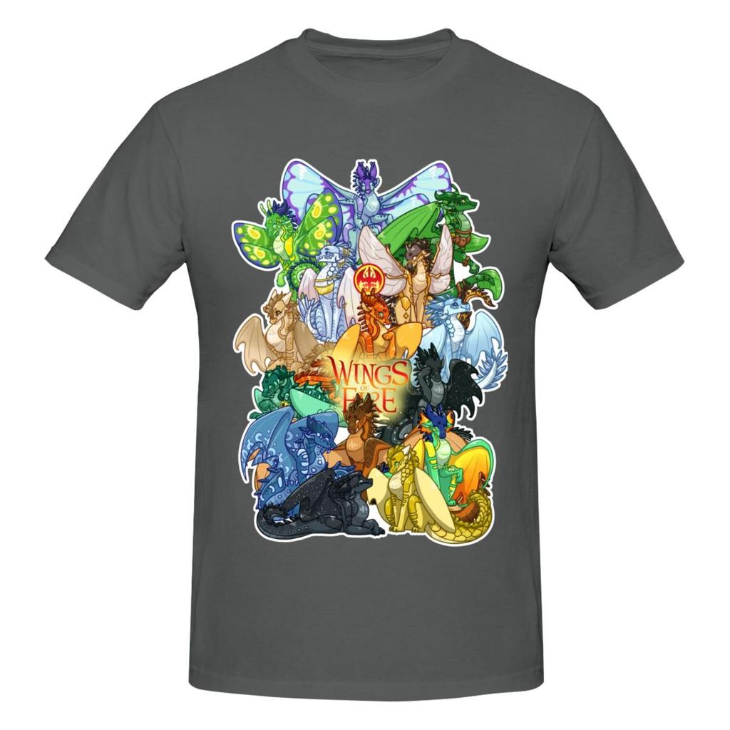 Unisex Wings Of Fire Dragons Retro T Shirt Vintage Oneck Cotton Unisex Tshirt
