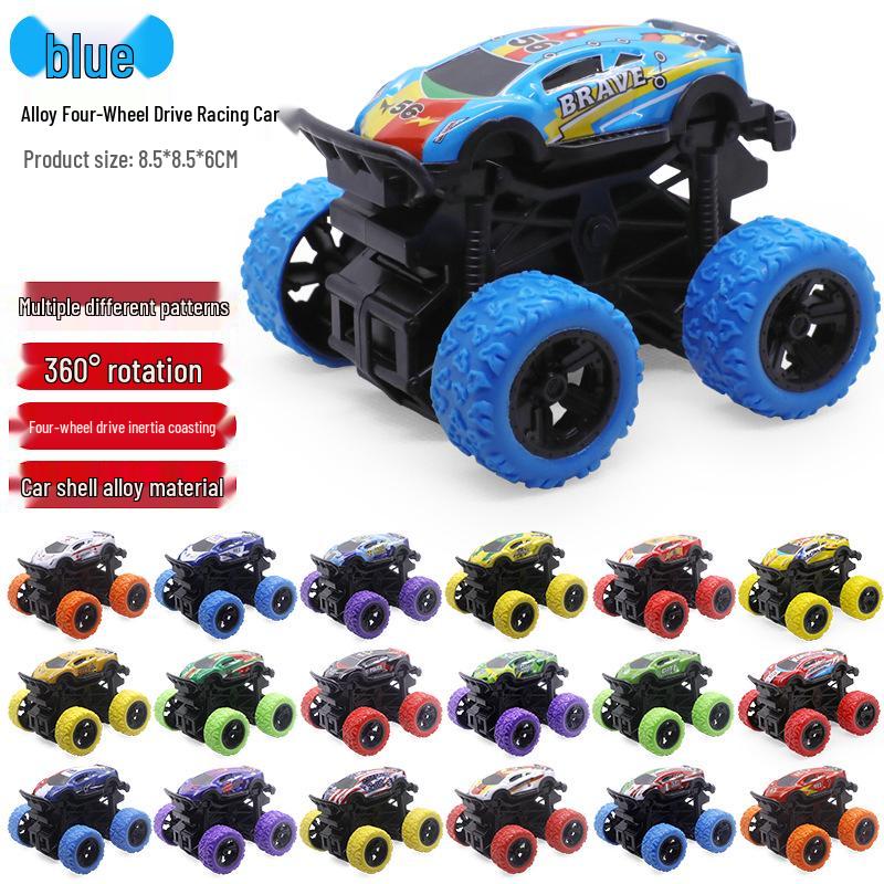 Kids' Inertial Excavator Toy Car: Off-Road Vehicle for Boys, Perfect for Small Gifts and Night Markets