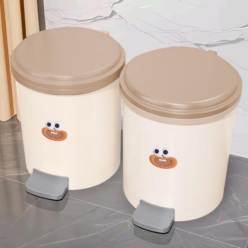 HUIHUADU Foot Pedal Trash Can with Lid