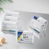 Suport transparent din acril pentru cărți de vizită, design minimalist cu mai multe compartimente și capacitate mare pentru depozitare pe birou.