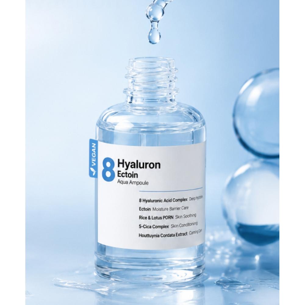 Dualsonic No.8 Hyaluronic Ectoin Aqua Ampoule 50ml