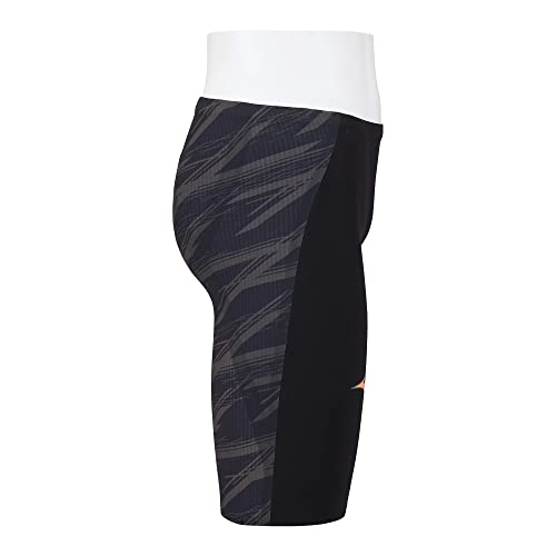 [Mizuno] Swim Competitive Swimming Challenge Swimmer Boys GX/SONIC V MR Half Spats N2MB0002 90: Black Size: 130 FINA (International Swimming