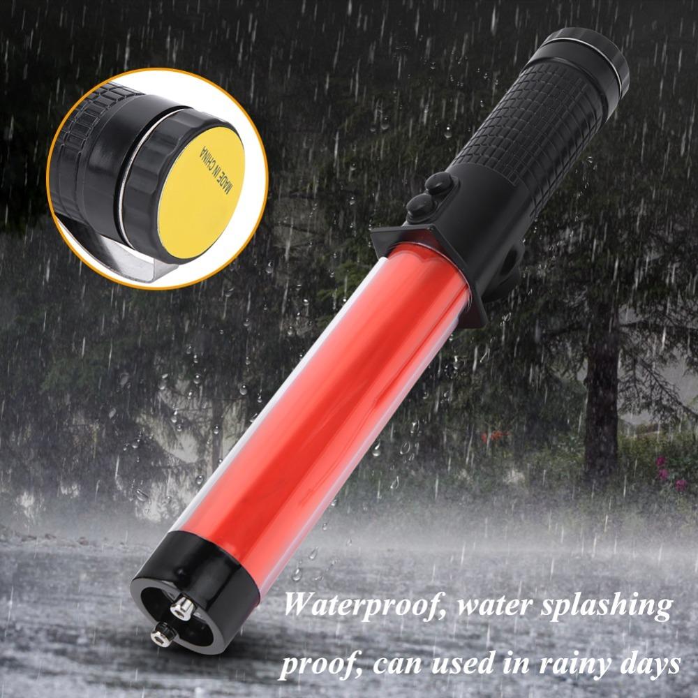 PVC Warning Stick Bright Light Flash Light High Visible Traffic Baton Traffic Command