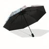 Hello Kitty, Pastel Automatic Opening and Closing Folding Umbrella with 8 Rib Frame and Compact Travel Design, Perfect for All Occasions | S