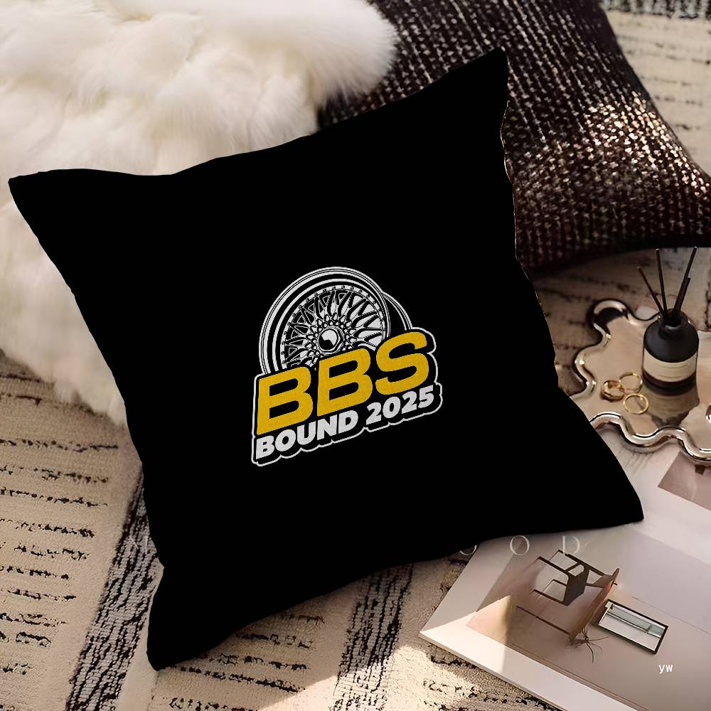 Bbs Racing Car Cushion Cover Inches Farmhouse Decor Home Throw Pillow Covers For Couch Decorations