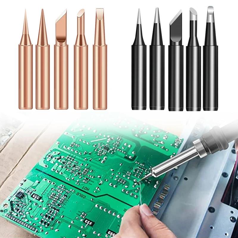 Lead-free Environmentally Friendly Soldering Iron Ip 900M-T I+B+K+2.4D+3C Copper Soldering Iron Tip Soldering Station Iron Head