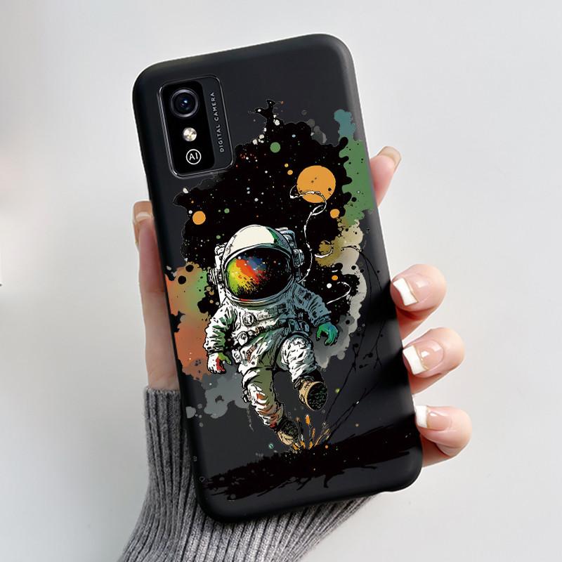 Cute Cartoon Case For ZTE Blade L9 Fundas Capa Printing Shell Protective Cover Soft Silicone Black Casing Shockproof Coque