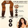 Women No Heat Curlers Hair Curling Headband with Scrunchies Curler Band Adjustable Drawstring Overnight Tool for Long Thick Sleeping
