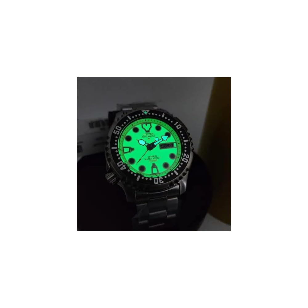 Citizen Promaster NY0040-50W Automatic Diver's Watch 200m Water Resistant Men's Stainless Steel Luminous