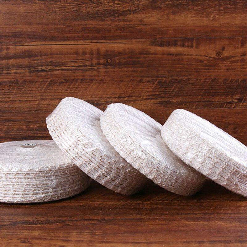 Rouleau de Filet 24TE Élastiques Jambons Mailles pour Chaussettes Fil de Coton Ficelles de Boucher Ficelle de Cuisine pour Dépouiller la Dinde