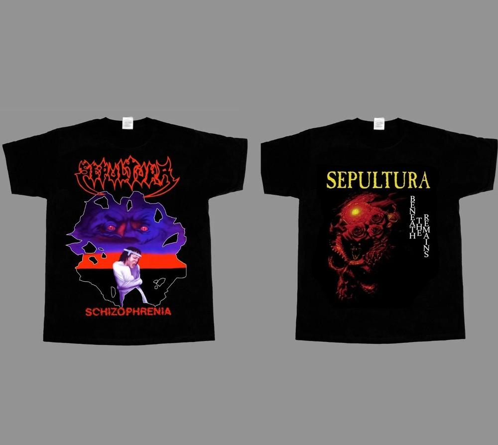 SEPULTURA BENEATH THE REMAINS SCHIZOPHRENIA NEW SHORT SLEEVE TSHIRT Unisex T-Shirt XXL