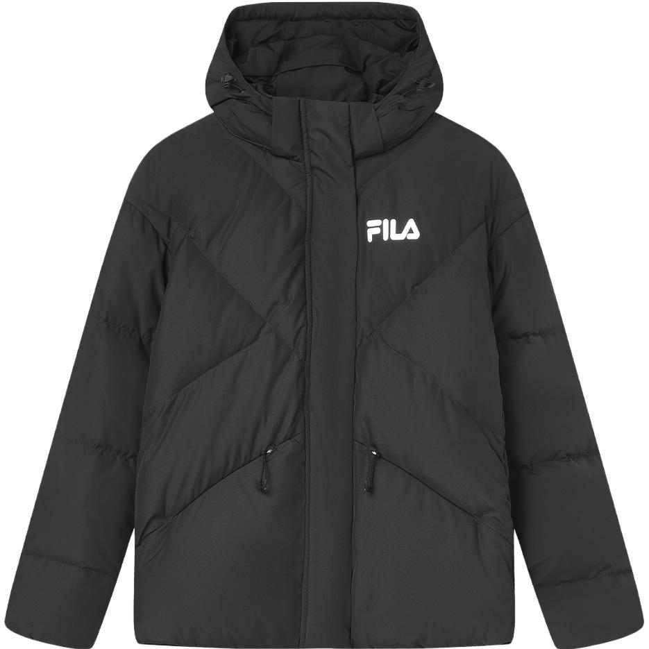New FILA Down Jacket Women's Jet Black F11W349921F-BK