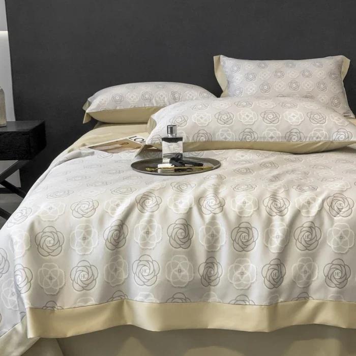 Tencel air conditioner quilt 4-piece summer washable silk summer cool quilt thin sleeping naked ice silk summer quilt