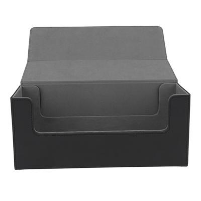 Card Deck Box Holding 250 Cards PU Leather Magnetic Closure Game Card Storage Organizer Case for Trading Cards