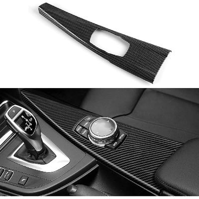 Bil Multimedia Cover Sticker Wrap Carbon Color ABS Dekal Trim passar för BMW F30 F31 F34 3GT F32 F36 Tillbehör - F33 Cabriolet INTE PASSAR