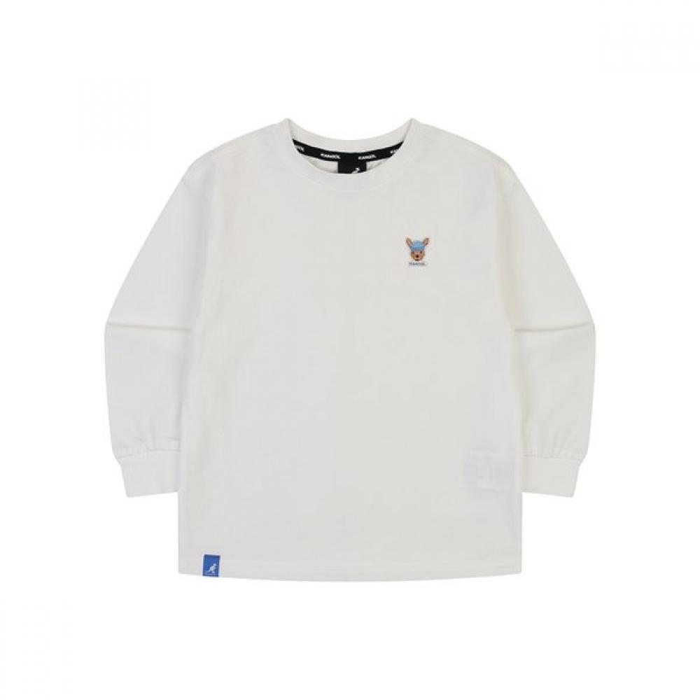 Kangol Kids Long Sleeve Tee Ivory Sa 0001 Ivory/100