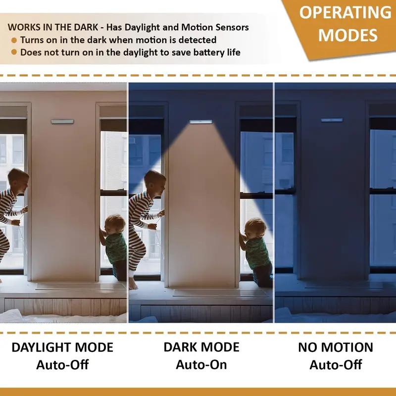 Night Light PIR Motion Sensor Closet Cabinet Corridor Lights Wireless Night Lamp Kitchen Stair Lighting Luminaria