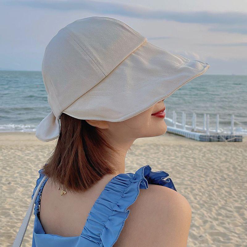 

Солнечная шляпа парик одно лето длинные прямые волосы женский 2023 новое поступление шляпа-ведро с бабочкой дышащие искусственные человеческие волосы Beige cap + cold brown wave hair