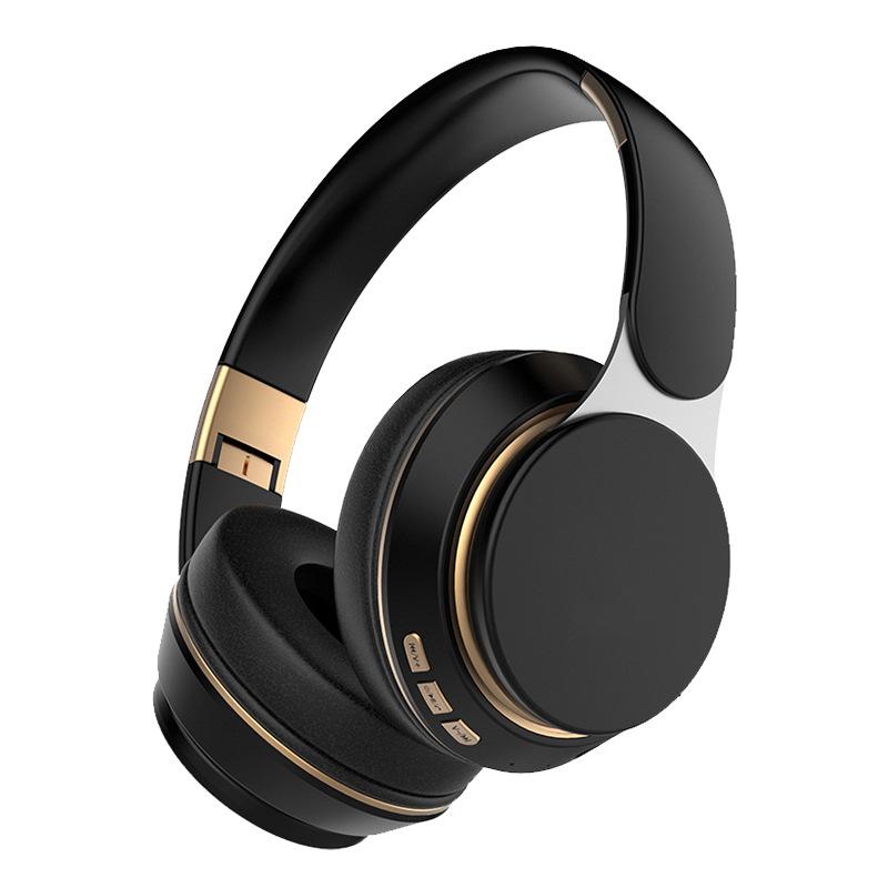 Wireless Headphones Foldable Adjustable Stereo Gaming Earphone Bluetooth+Tf Play+3.5Mm Aux 3 Modes Hifi Heavy Bass Headsets
