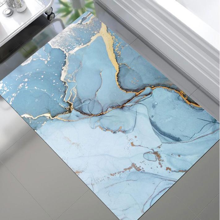 Diatom Mud Bathroom Mat Wash Basin Anti-skid Carpet Bathtub Side Floor Carpet Shower Door Pocket Memory Foam Mat