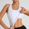 Women's Removable Strap Yoga Top Tight Fit Quick Dry Sports Bra Outdoor Running Cross Back Fitness Underwear