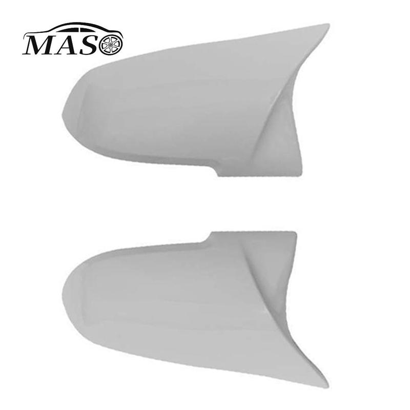 2 шт. Замена крышки зеркала заднего вида автомобиля для BMW X1 E84 F20 F21 F22 F30 F31 F34 F32 F33 Белый ABS Корпус бокового зеркала заднего вида