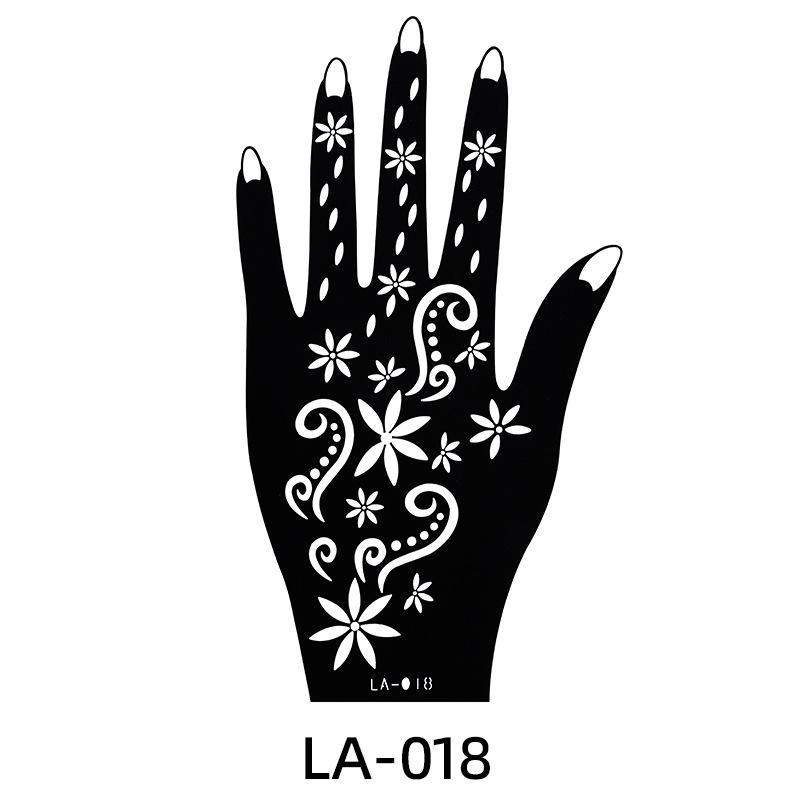 Hollow Tattoo Sticker Waterproof Indian Hannah Tattoo Template Hand Painted Diy Painted Hand Tattoo