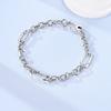 Bracelet 925 Silver Basic Braided Chain Buckle Bracelet For Women's DIY Charms Bracelet Fashion Jewelry Gifts