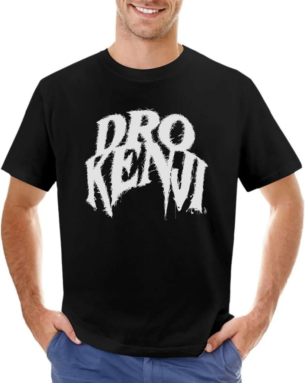 Fashion Men T Shirt Anime Boys Animal Print Shirt Custom t Shirts S чёрный